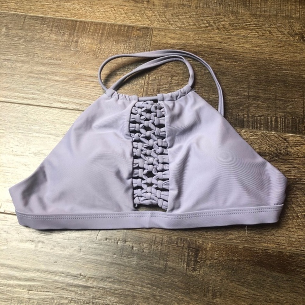 DAMSEL Lavender Bikini Top Swim Suit (size Small)